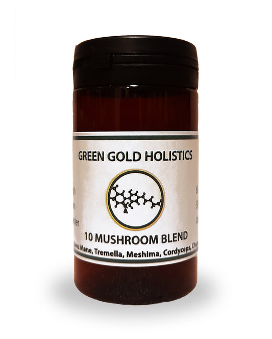 Organic 10 Mushroom Extract Superfood Blend 60 capsules