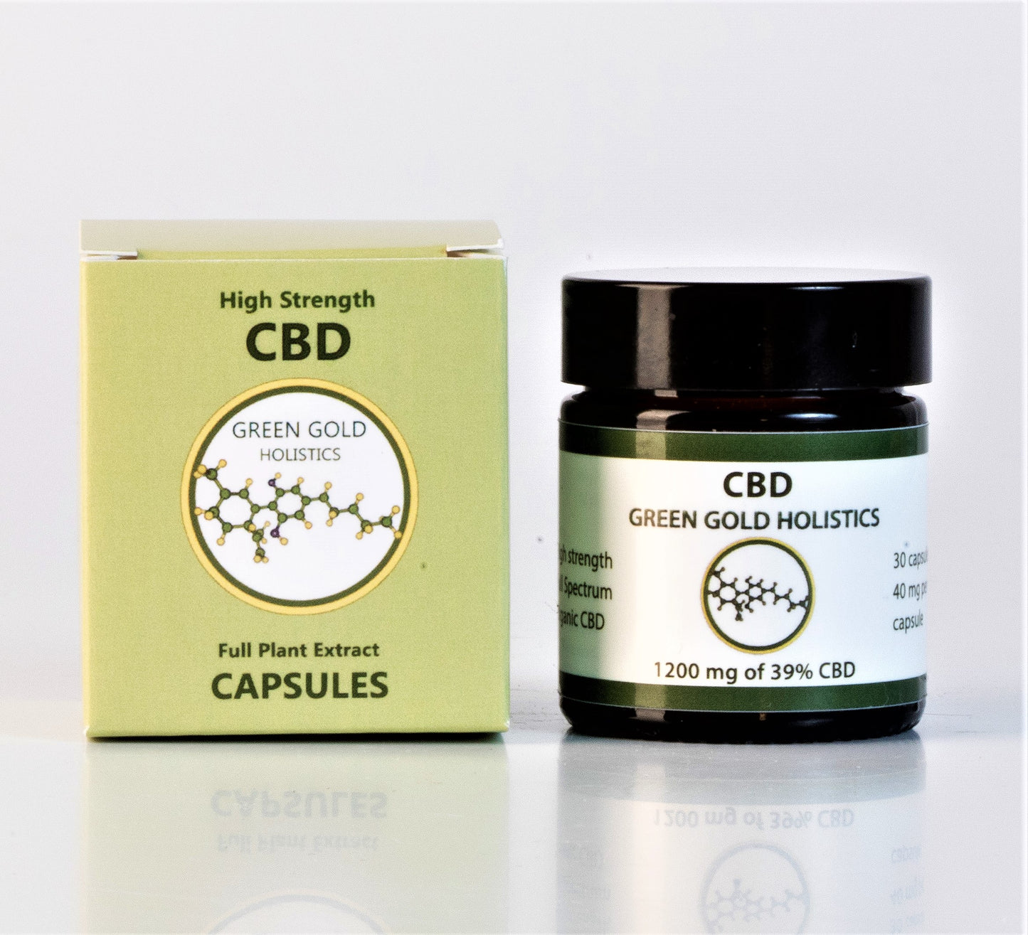 Organic High Strength Full Spectrum CBD 30 capsules