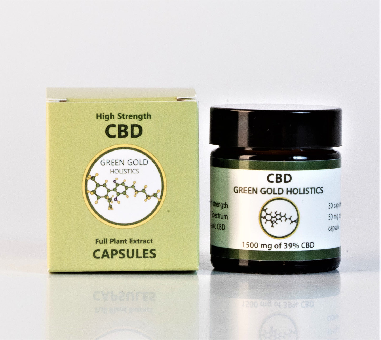 Organic High Strength Full Spectrum CBD 30 capsules