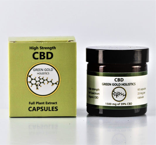 Organic High Strength Full Spectrum CBD 60 capsules