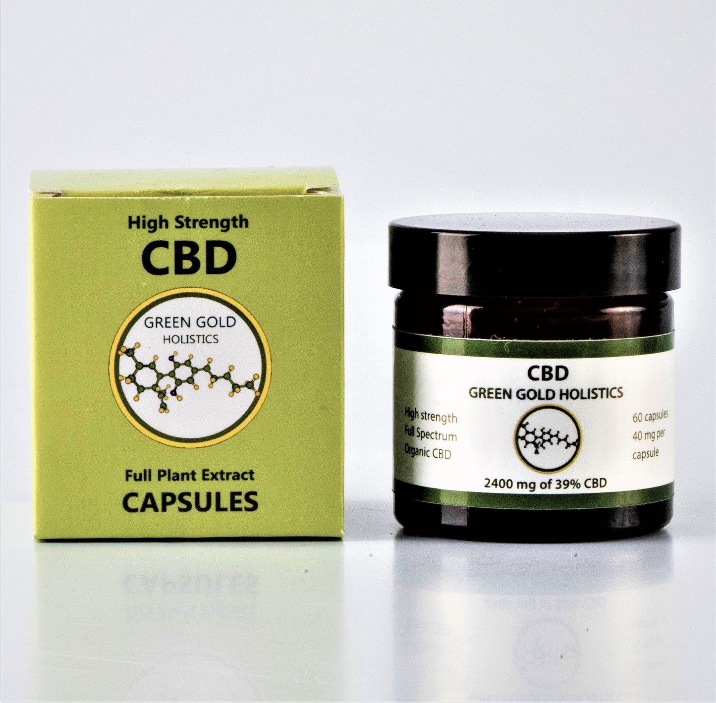 Organic High Strength Full Spectrum CBD 60 capsules