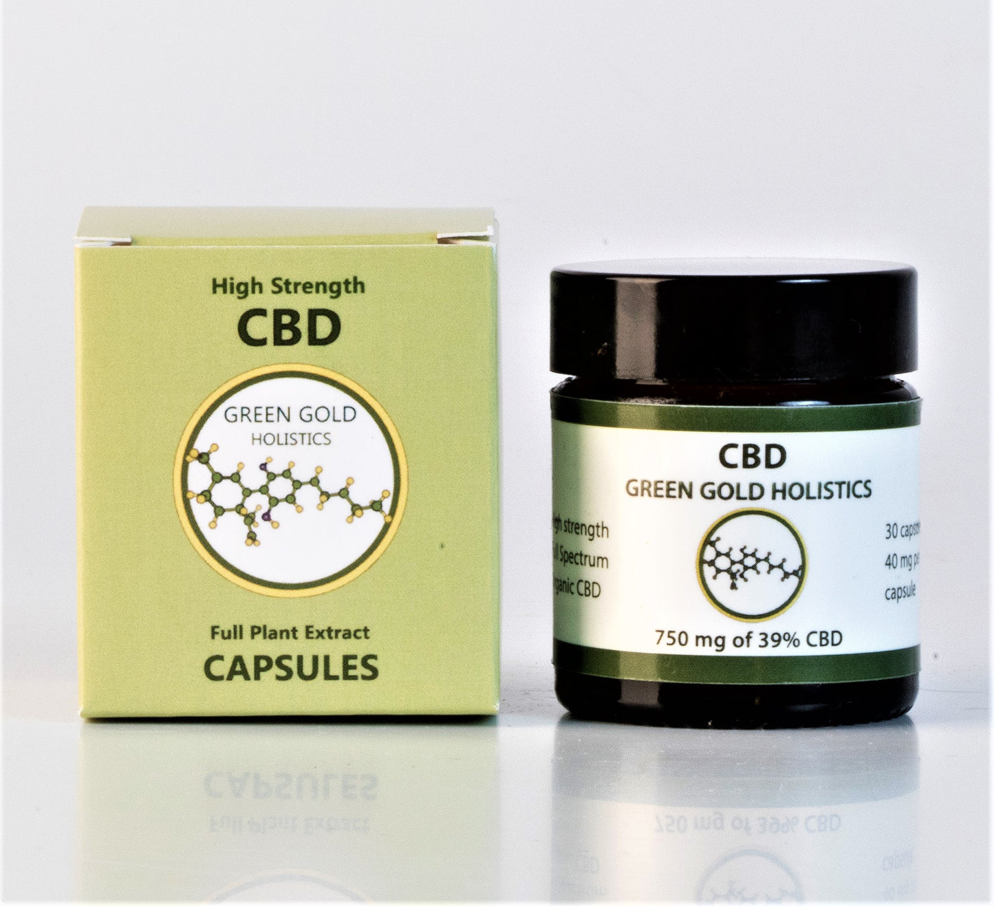 Organic High Strength Full Spectrum CBD 30 capsules